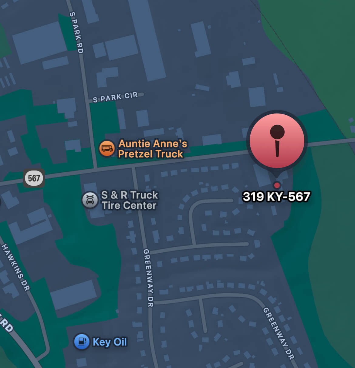 Map to Etown Truss